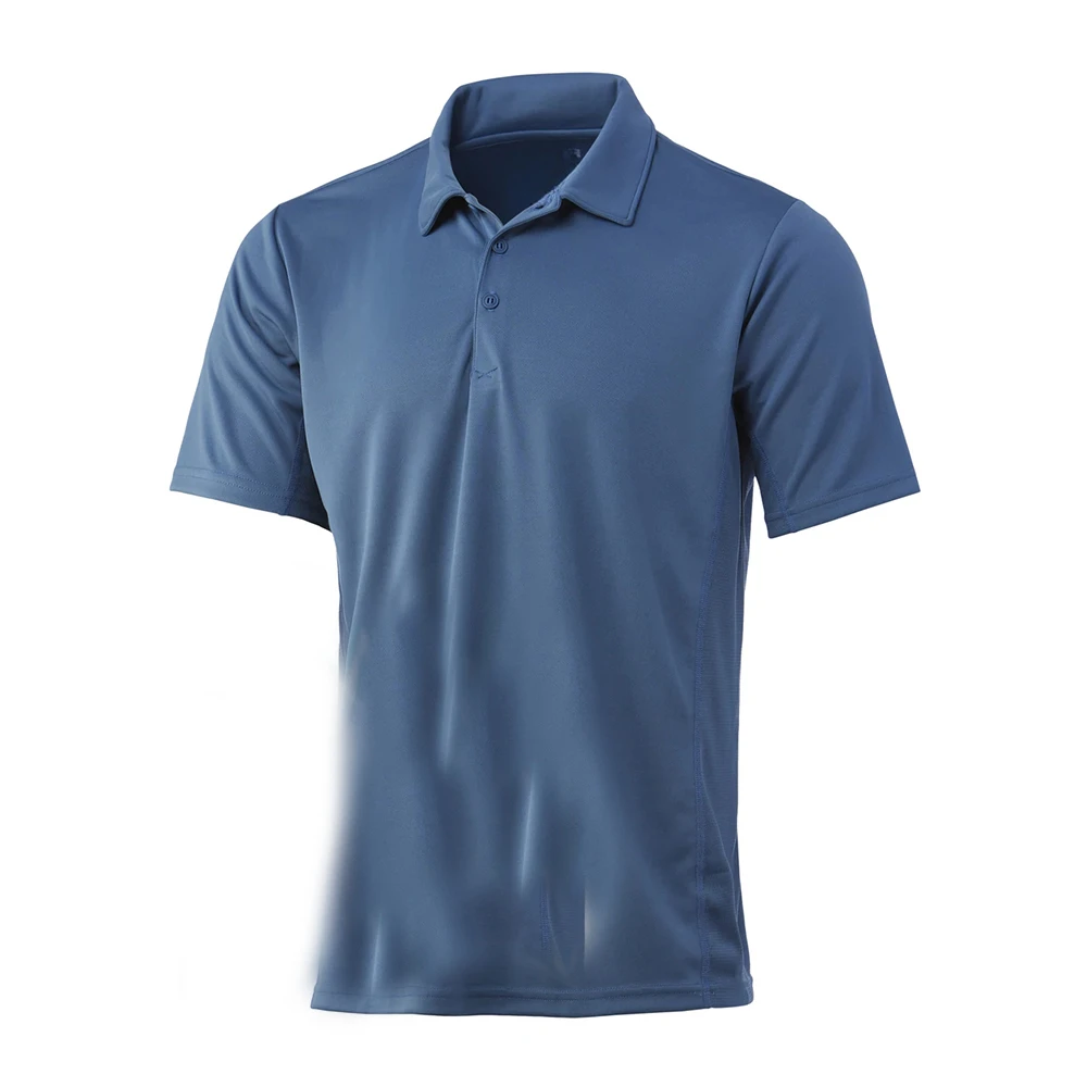 Fishing Shirts Summer Men Tee Polo T-Shirt Thin Anti-Sweat Outdoor Sport Fishing Wear Breathable Quick Dry Clothes