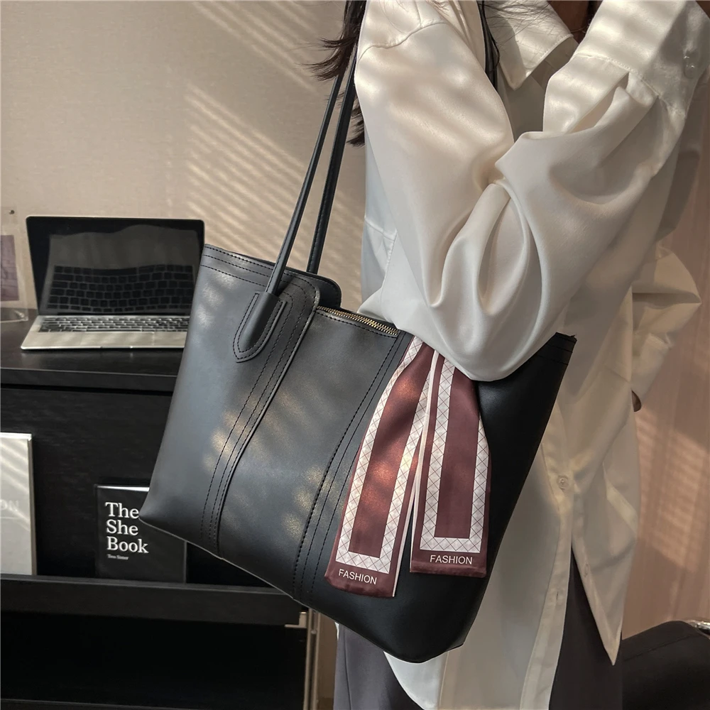 Hong Kong Genuine Leather Women's Bag 2023 New Large Capacity Tote Bag  Print Shopping Bag Large Bag Portable Shoulder Bag - AliExpress