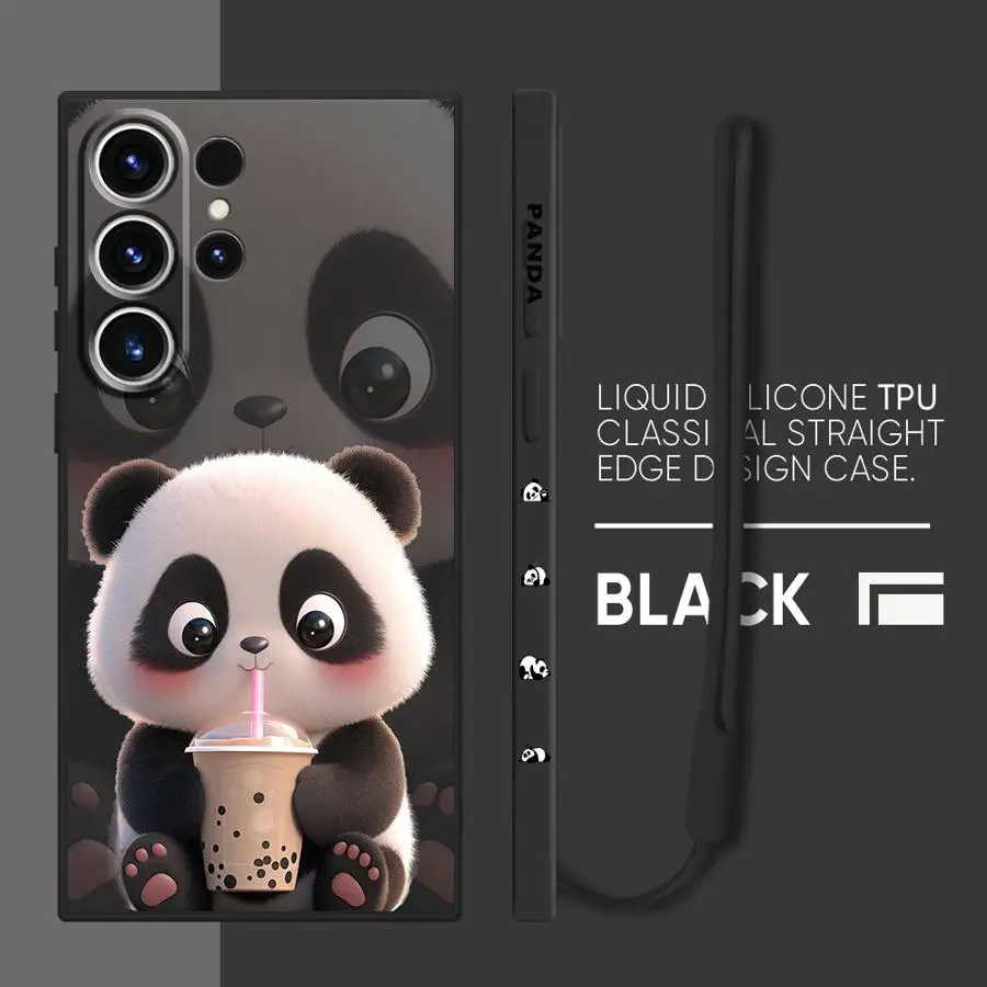 Adorable Panda Soft Phone Case Cover