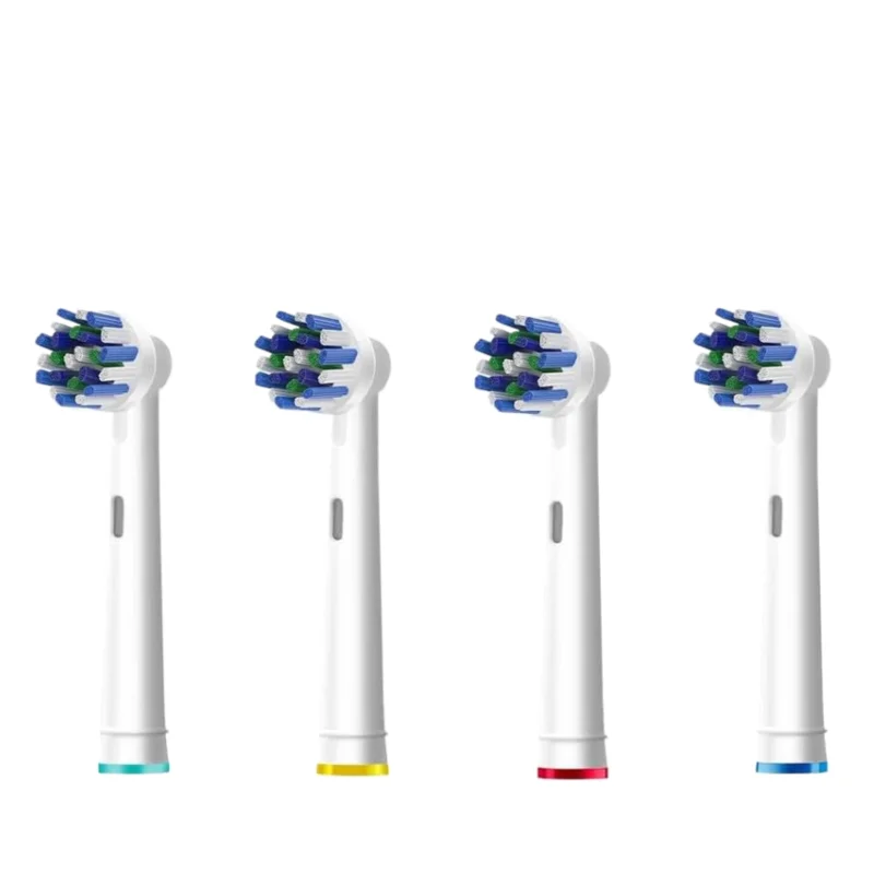 رؤوس فرشاة الأسنان المتقاطعة السوداء لـ Oral B Braun Pro 500/1000/1500/3000/3757/5000/7000/7500/800 فوهات رأس الفرشاة لـ OralB