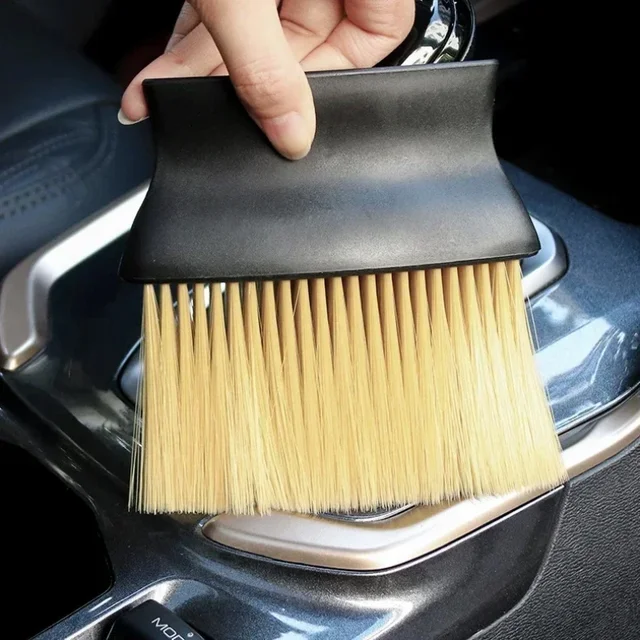 1 brosse de dépoussiérage sortie de climatiseur lavage de voiture artefact de poussière brosse de dépoussiérage outil de nettoyage brosse douce voiture Supp 4