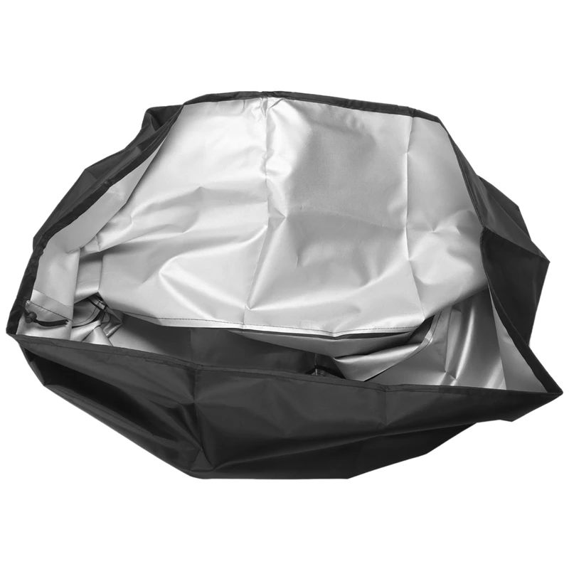 

BBQ Cover, Waterproof Barbecue Grill Cover With PVC Coating Outdoor Oxford Fabric Windproof, Rip-Proof,UV Resistant