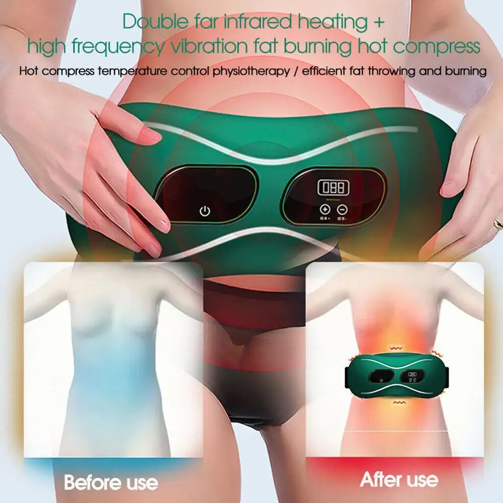 Electroestimulador Abdominal Masajeador Abdominal Con Calor