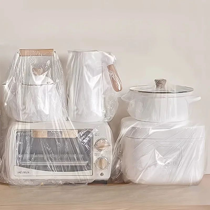 Extra Large and Thick Disposable Dust Cover, Durable and Waterproof, with Elastic Edges, Suitable for Storing Kitchen Appliances