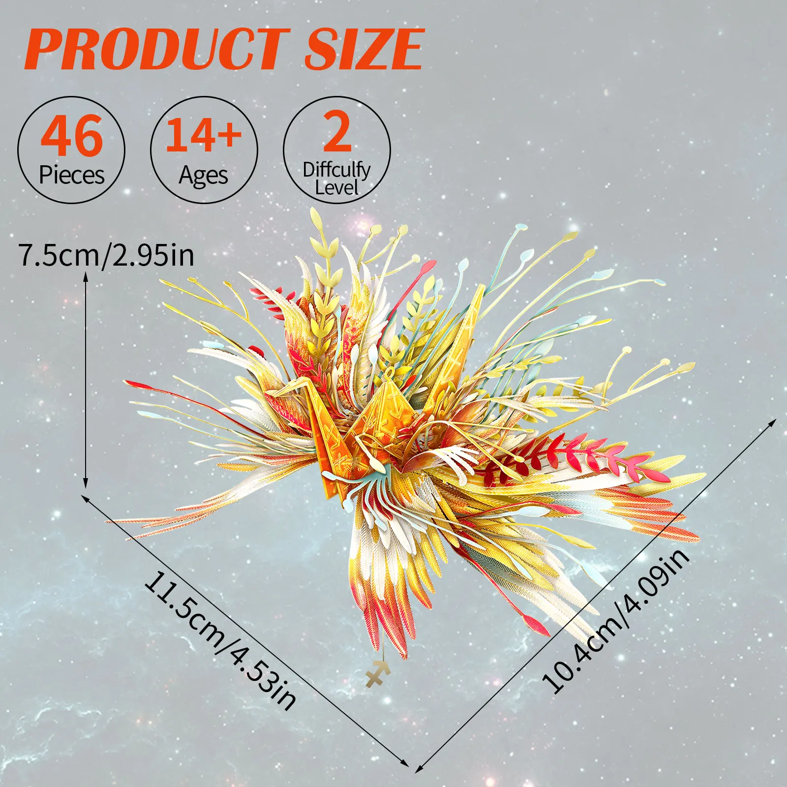 Piececool 3D Metal Puzzle Sagittarius Model Kits DIY Toy Building for Teens Laser Cutting Jigsaw Birthday Gifts for Adult 4