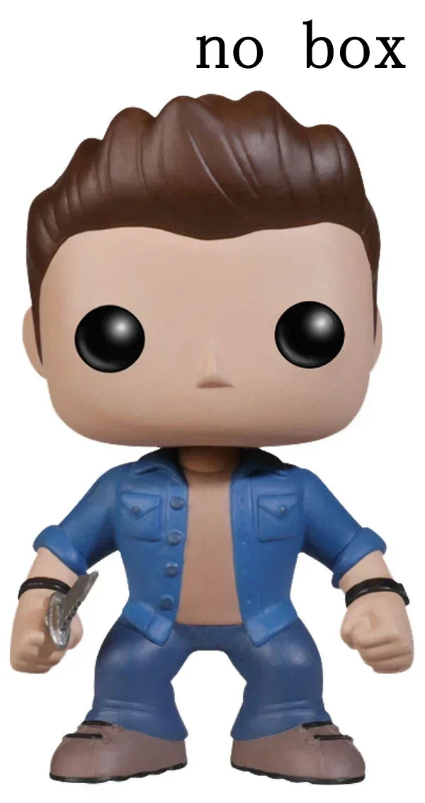 thumbnail image 1 of 2025 FUNKO POP Supernatural Sam 93 Dean 94 Castiel Wings Blood Castiel 95 Charlie 176 Crowley 200 Bobby Singer 305 Figuras de acción Juguetes, 1 of 5