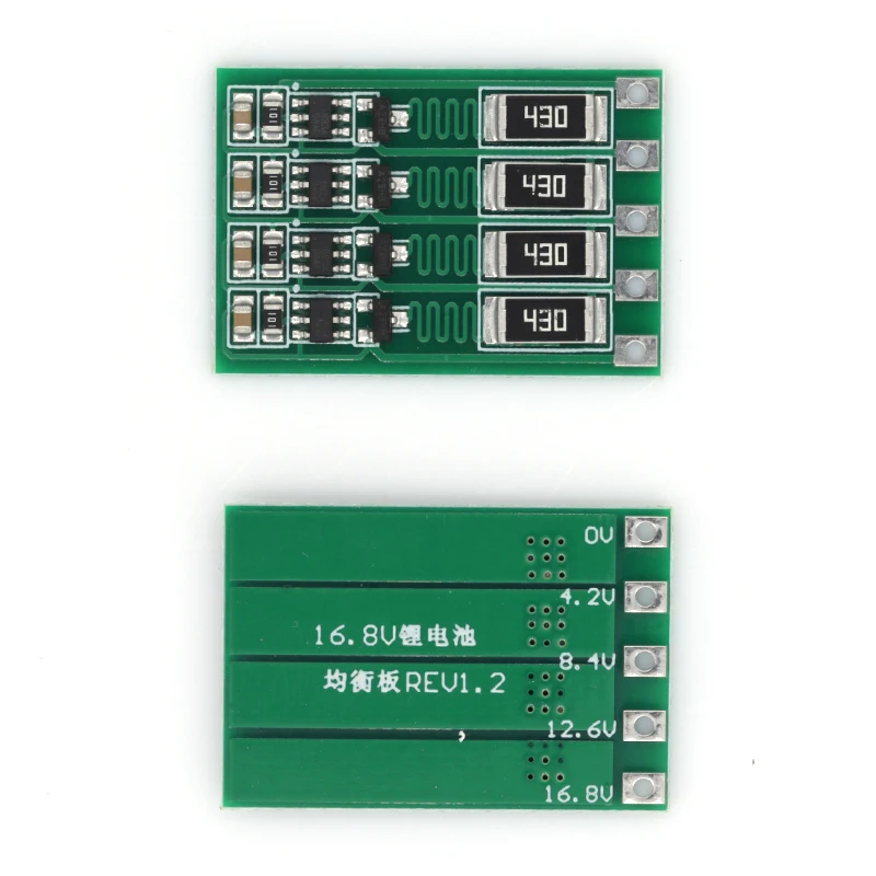 18650 폴리머 리튬 배터리 밸런서 BMS 밸런스 보드, 2S 3S 4S, 8.4V, 12.6V, 16.8V, 100mA 균형 전류
