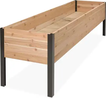 Elevated Cedar Planter Box 2' x 8' 1