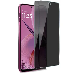 Dual Pack Privacy Shield Tempered Glass Film - Anti-Spy Screen Protector for Motorola Moto G Power (2025) (Black)
