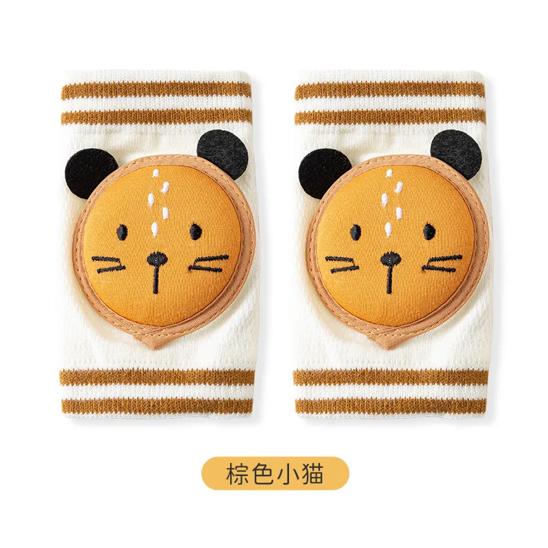 Description Picture 6 of itemCotton Strawberry Leg Warmers Infants Knee Support Baby Knee Pads Children Knee Protector Crawling Elbow Cushion