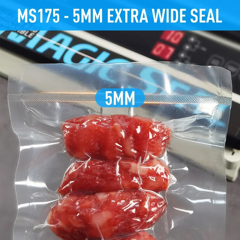 MAGIC SEAL MS175 Vacuum Sealer Machine Wet Vacuum Sealer Packaging Machine Professional Food Plastic Bag Sealer 5