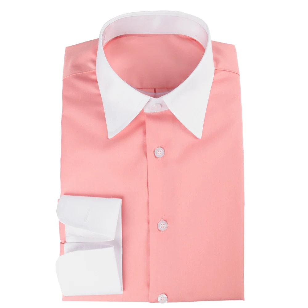 

2023 стильные дизайнерские рубашки по индивидуальному заказу, темно-розовая Мужская рубашка, белые рубашки с манжетами, Классическая рубашка по индивидуальному заказу, классические рубашки с длинными рукавами