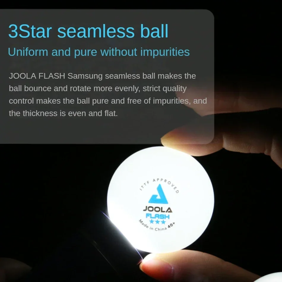 Description Picture 4 of itemOriginal Joola 3-Star 40+ 6/12 Balls New Material Poly Table Tennis Balls Ping Pong Plastic Ball ITTF Approved