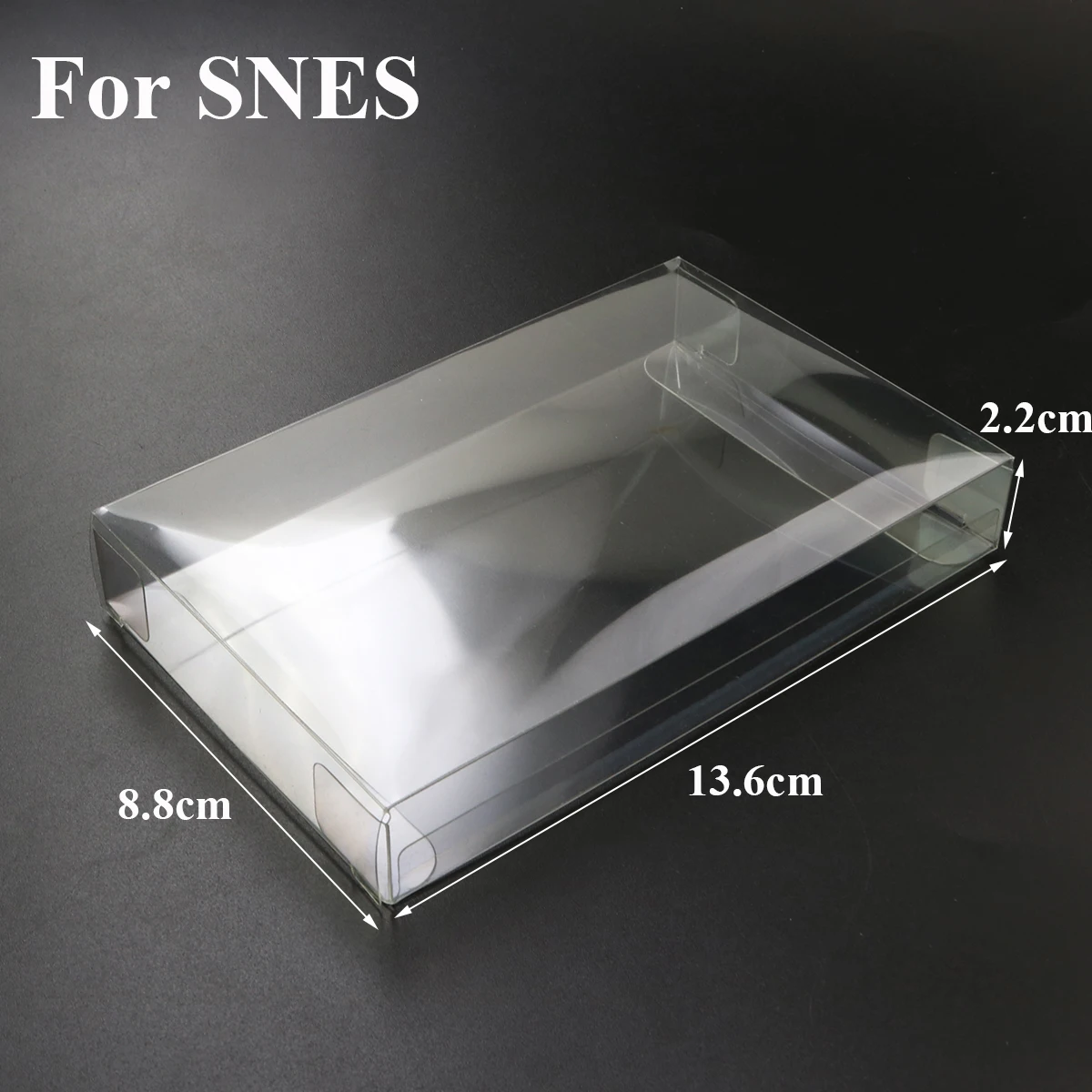 50PCS Clear PET Plastic Box Protector Case Sleeves Cover For SNES N64 50pcs-clear-pet-plastic-box-protector-case-sleeves-cover-for-snes-n64