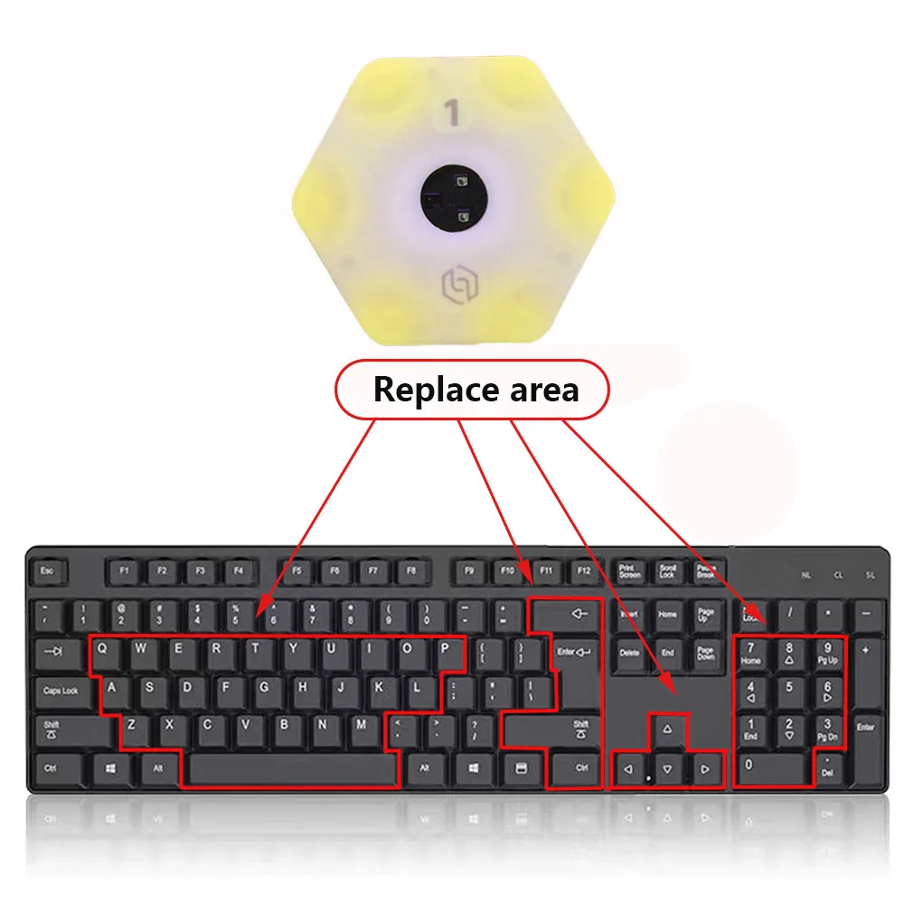【queling】Joystick adapter for ReactionX reaction training lights