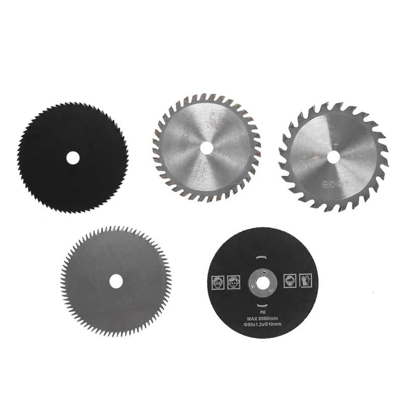 

5-Piece Set Of Carbide Cutting Blade Small Circular Saw Blade 85Mm Woodworking Household DIY Saw Blade