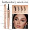 Eyebrow Pencil Liquid Waterproof Eyebrow Pencil Smudge-proof Brow Pencil With 4 Tip Microblade Eyebrow Pen Long-lasting Natural 5