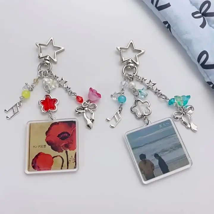 Trinkets japanese 2000s keychain Y2K Love and deepspace