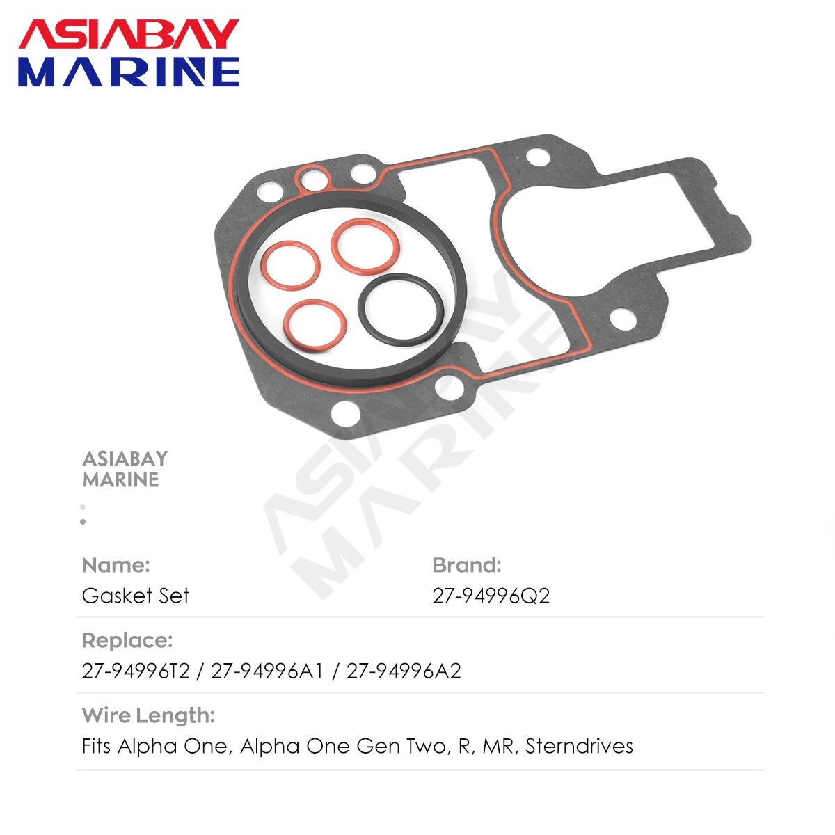 Mercruiser ƿ̺ ̺  Ʈ Ŷ Ʈ, Alpha One Gen I II M MR 27-94996Q2 27-94996A1 27-64818A3 18-2619