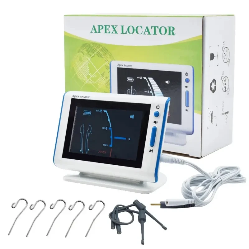 

Dental Apex Locator Endodontic Root Canal Length Measuring Instrument Dentistry Equipment 4.5 LCD Screen Portable Machine