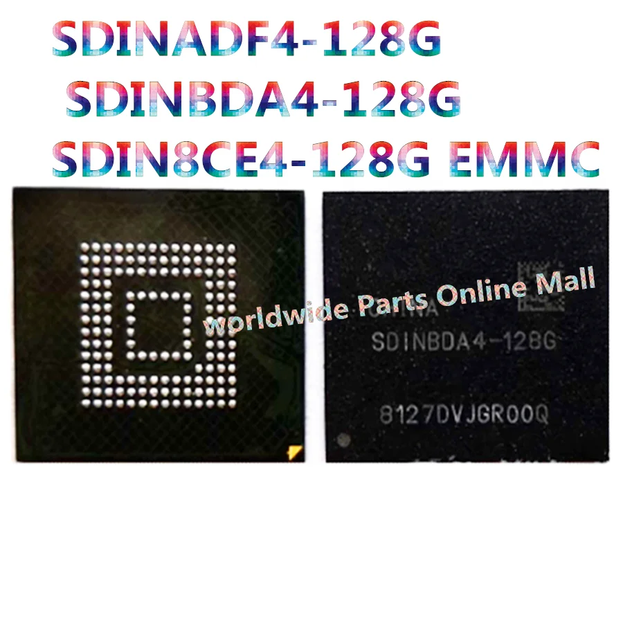 

1pcs SDINADF4-128G SDINBDA4-128G SDIN8CE4-128G For SanDisk emmc 153 ball IC