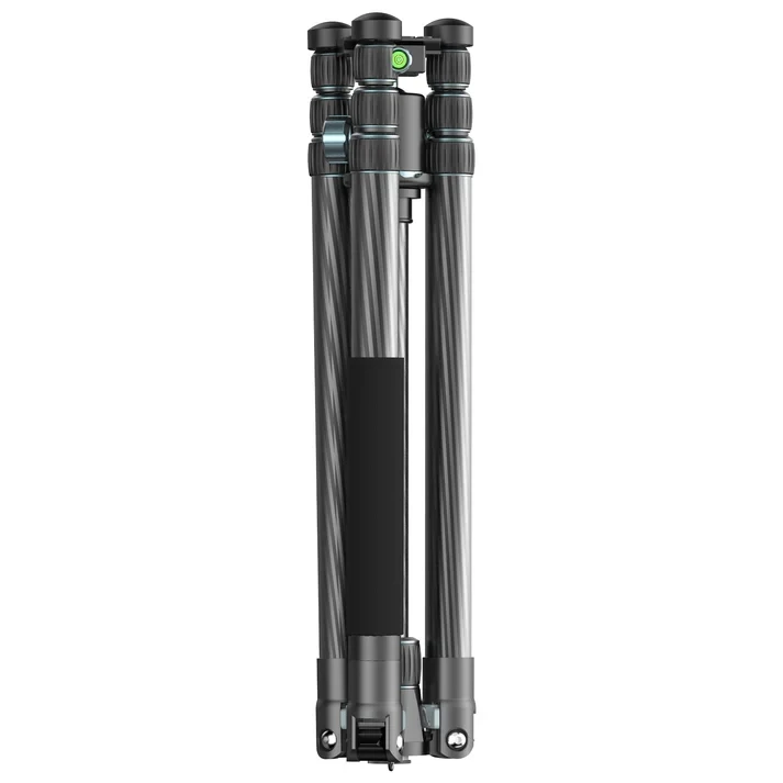 Ulanzi MT-61 탄소 섬유 여행용 삼각대, 1.74m 높이 360 파노라마 헤드 삼각대, 모노포드 접이식 디자인, 1/4 나사 포함