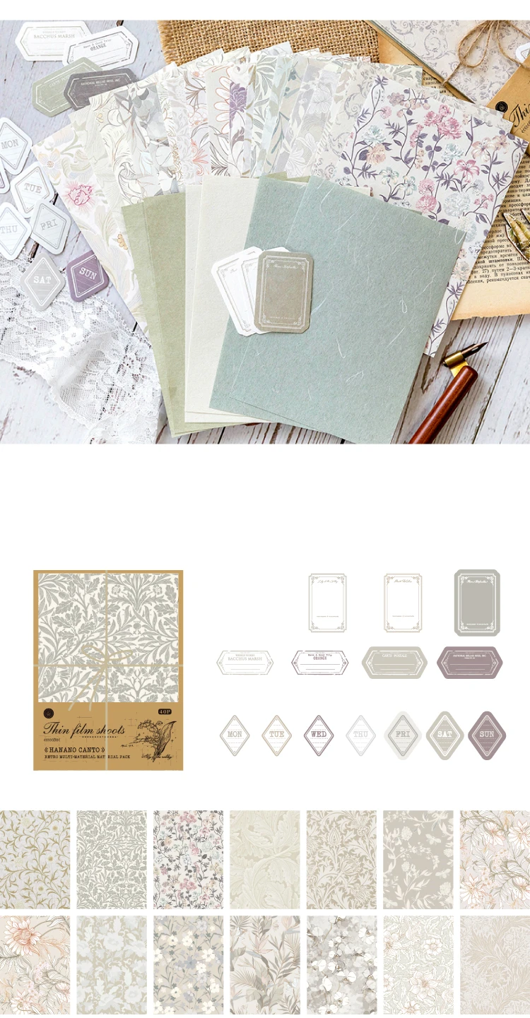 コラージュ素材　紙もの　素材紙　【2191】 コラージュ素材紙もの素材紙【2191】