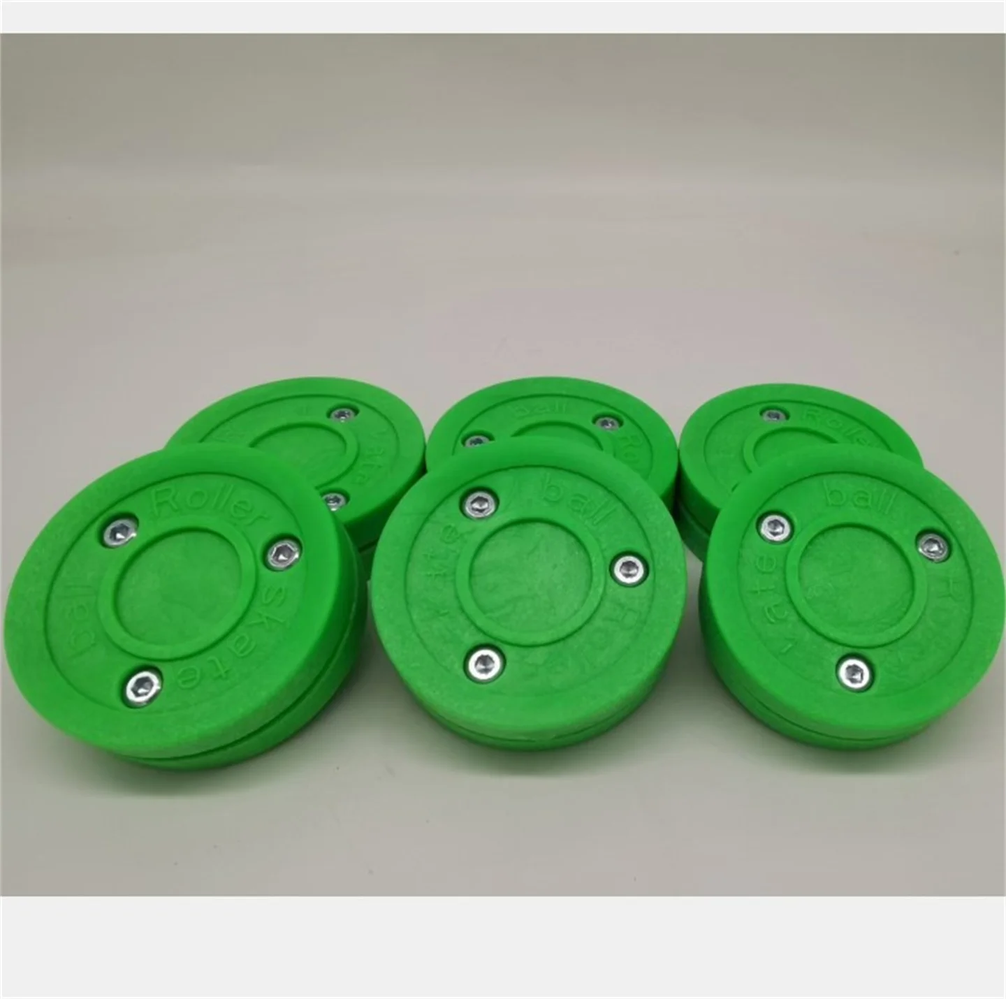 Double Layer ABS Plastic Roller Skating Ball Official Match Wear-resistant Ice Hockey Puck Adults Children Competition Training