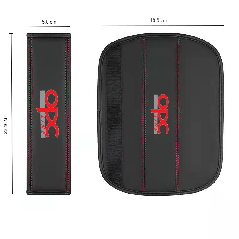 piezas cintur&oacute;n de seguridad para coche protecci&oacute;n de hombro suave para OPEL OPC line accesorios interiores 1 unidades