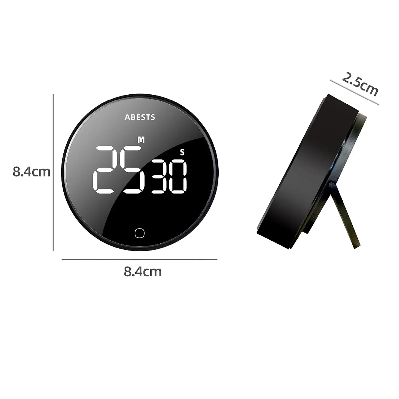 LED Digital Rotary Timer USB Rechargeable Magnetic 6