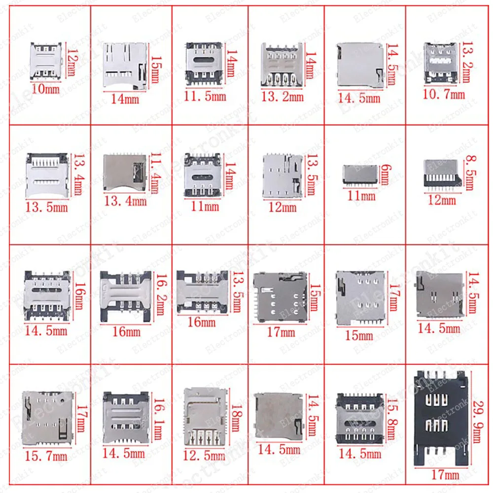 SD ̴ TF SIM ũ  ī Ȧ, ī  Ȧ, ޴ ޸ ī Ȧ, DIY ȥ ŰƮ, 120 , 24  x 5 
