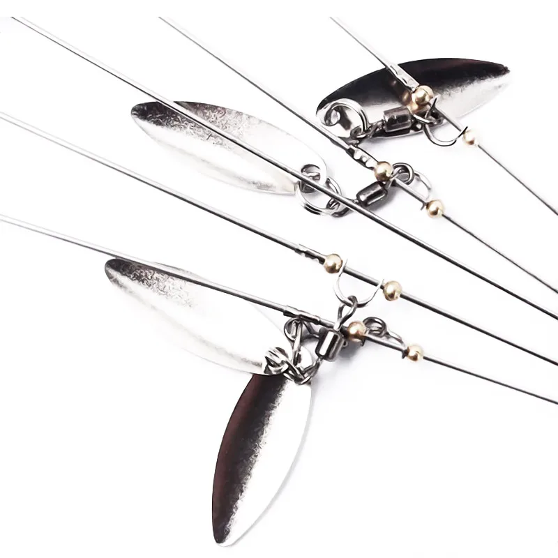 Panzerfaust Angel köder Spinner Regenschirm Jigging Alabama Rig Schwimm löffel Angriffs gruppe Soft Swimbait Swivel Bass Hecht Winter köder – Detail 5