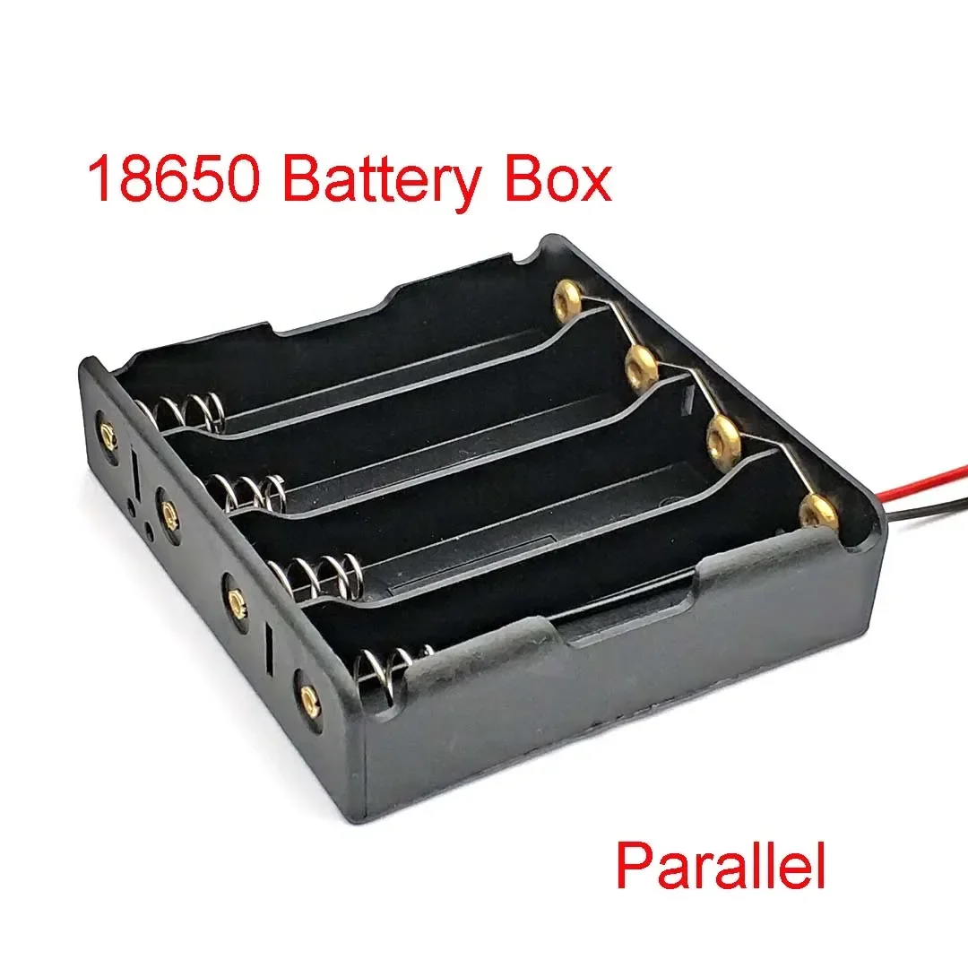 Power Bank Case 18650 4 18650 Battery Holder Storage Box Case Paralle / Series Connection Battery Box