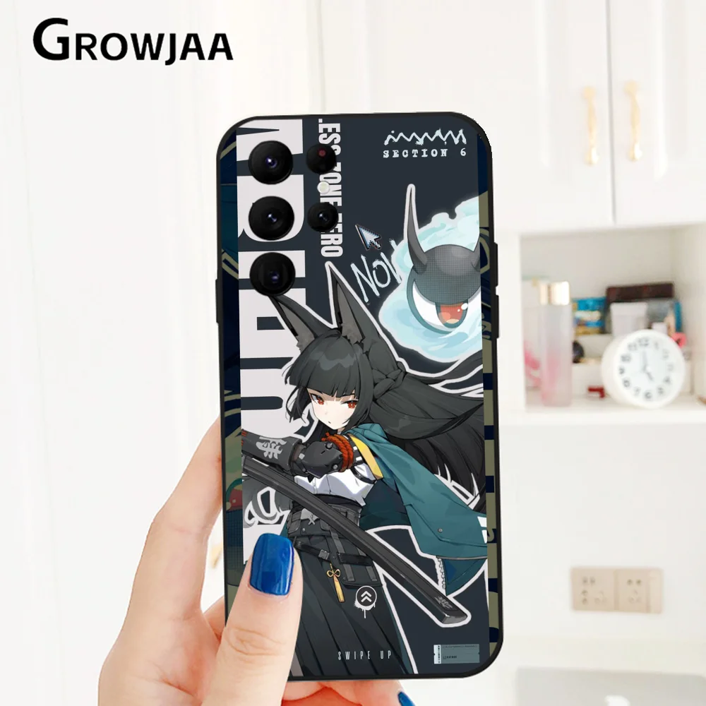 Miyabi Hoshimi Design Protective Silicone Phone Case