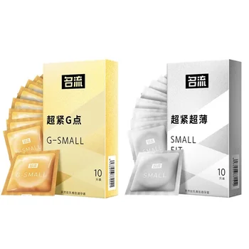 50PCS Slim Fit Ultra Thin Condoms for Men Anti Falling Off 45mm Small Size Penis Sleeve Sex Toys Condom Couples Sex Shop Tools 1