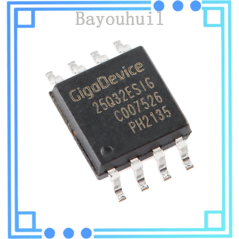 

10PCS Original Genuine GD25Q32ESIG SOP-8 32M-bit Serial Flash Memory Chip
