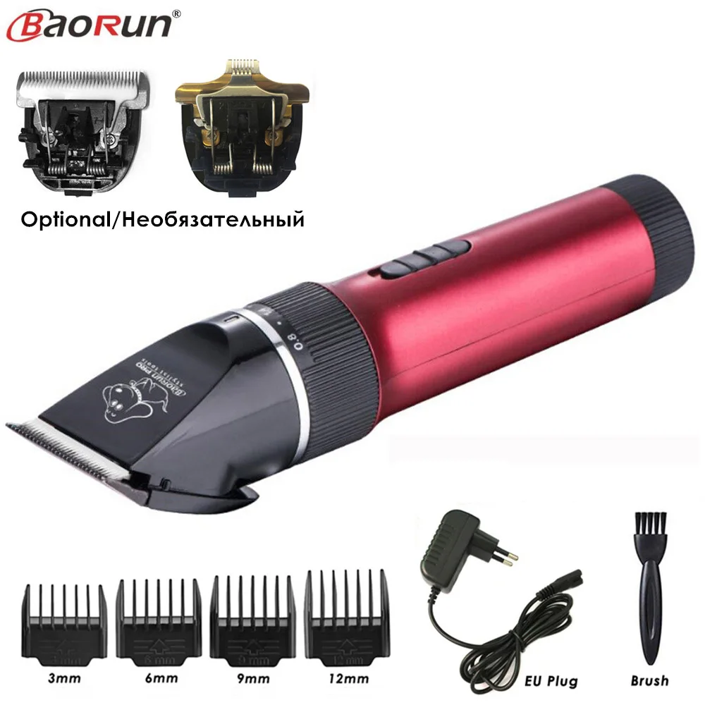 BaoRun P6 Professional Dog Hair Trimmer Rechargeable Pet Cat Grooming Clipper Shaver Low-noise Electric Cutters Haircut Machine pet hair trimmer,dog hair trimmer,dog clipper,pet clipper,hair trimmer
