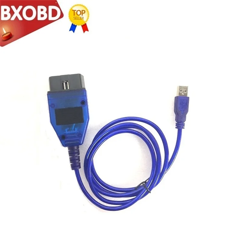 10pcs/lot OBD2 USB Cable VAG COM KKL 409 OBDII Code Reader Scanner