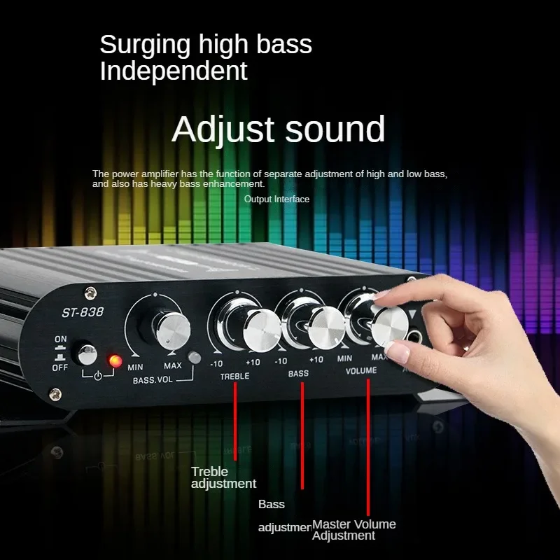デジタルHi-Fiパワーアンプ,サブウーファーステレオ,車