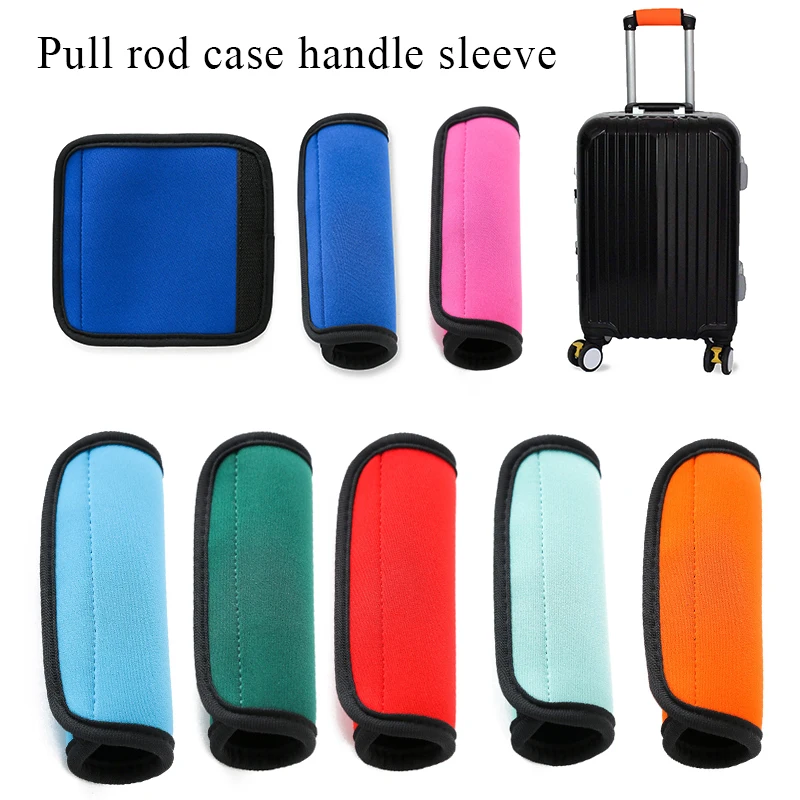 

Comfortable Luggage Handle Wrap Grip Soft Neoprene Suitcase Grip Protective Luggage Bag Handle Wrap Cover For Travel Bag Luggage