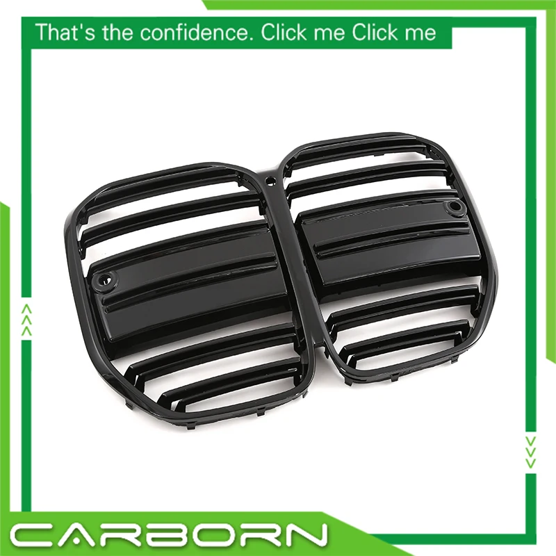 

Car Exterior Accessory For BMW 4 Series G22 Coupe G23 Cabio Grill 2021 2022 2023 Front Bumper Racing Grille Overlay M/CSL Style