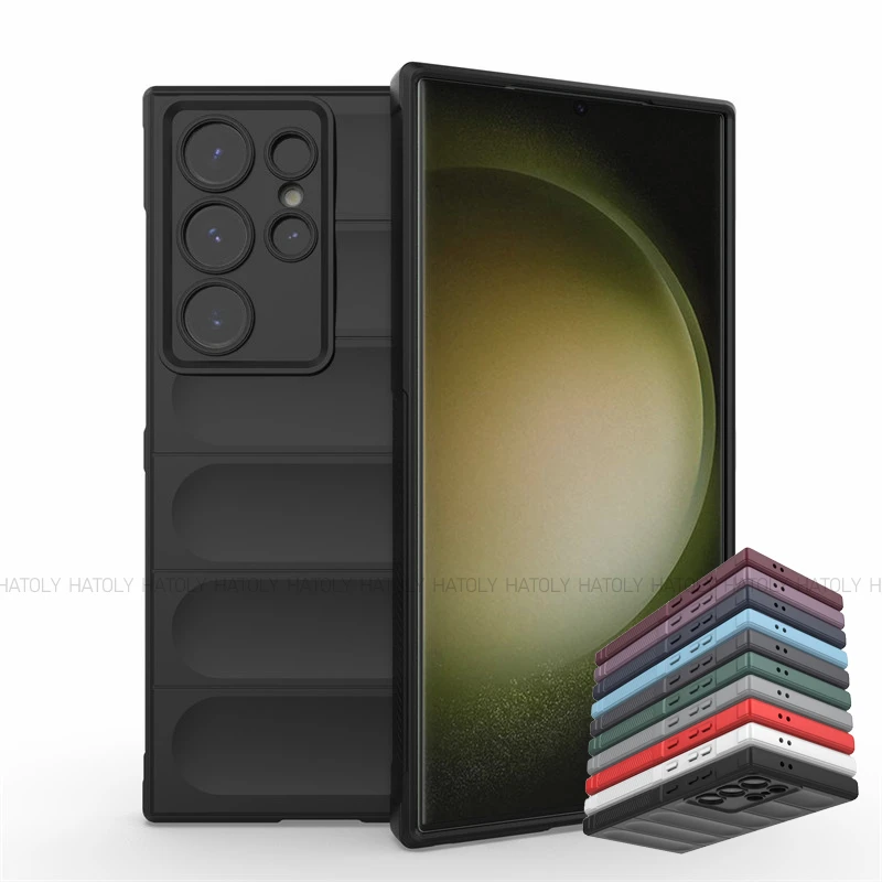 Per Samsung Galaxy S24 Ultra Case Samsung Galaxy S24 Plus S24 Ultra Cover Luxury Matte Tpu Case Cover Antiurto In Silicone Per Telefono