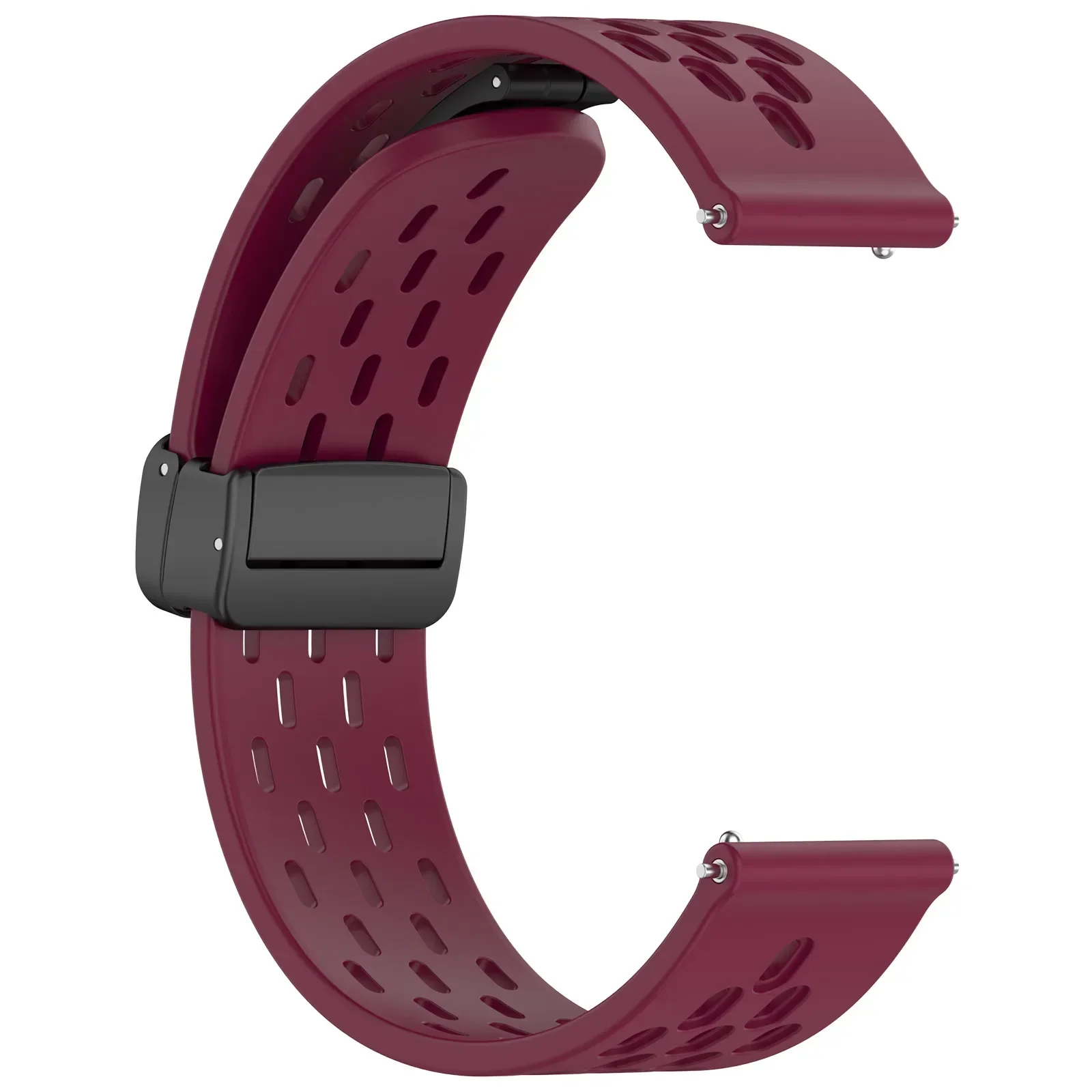 Breathable Silicone Strap with Magnetic Buckle Band