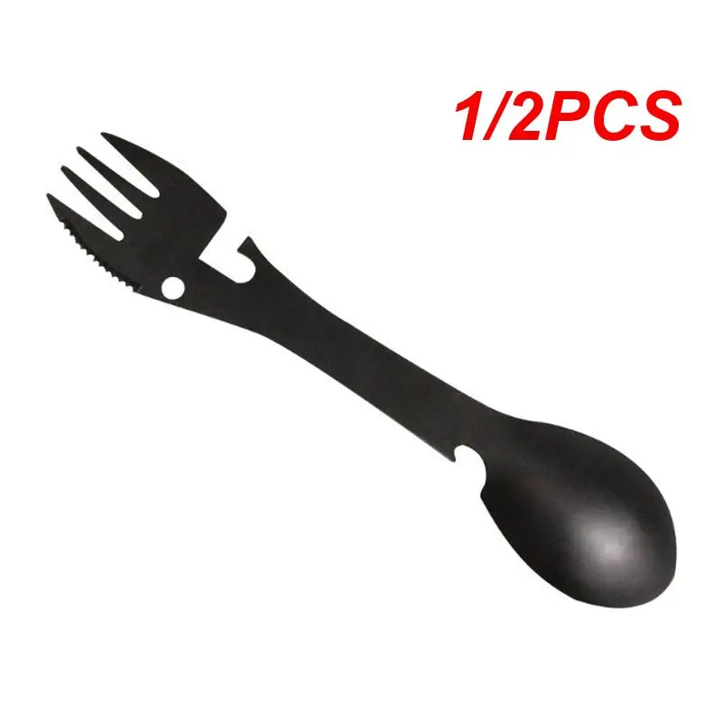 

1/2 шт. 5 в 1, вилка из нержавеющей стали для пикника