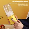 Portable Blender Cup,Mini Blender Portable,Personal Blender For Shakes And Smoothies 500ml For Making Fruit Juices And Smoothies 5