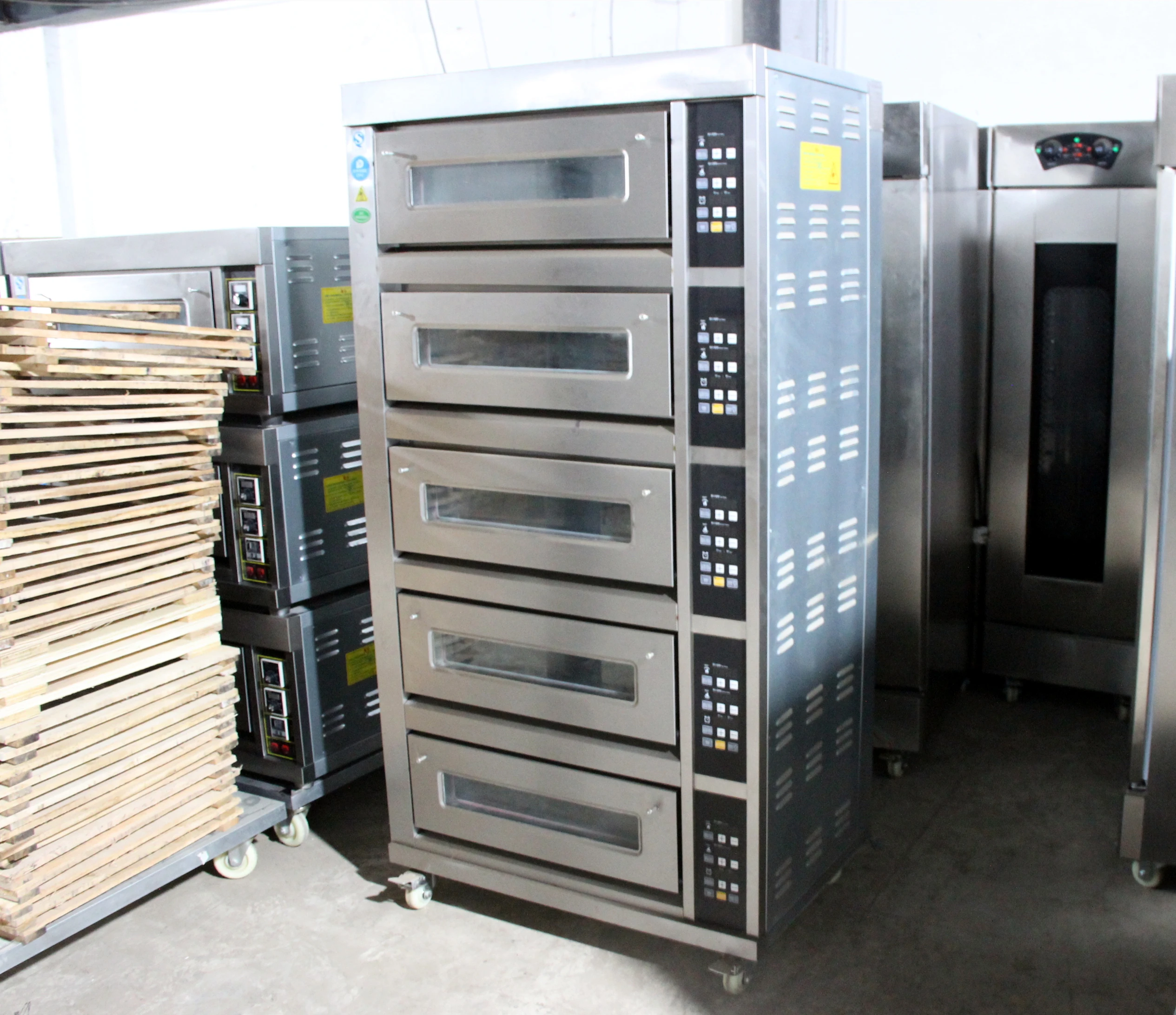 5-5D Commercial Pizza Bread Philippine UK Pastry Cake Electric 5 Deck Oven Bakery Five Trays 5 Layer Price Horno Baking Oven