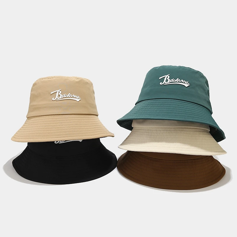 

Fashion Soild Color Cotton Bucket Hat Embroidery Letters Fisherman Hat For Women Men Couple Outdoor Visors Sun Hat Hiphop Gorras