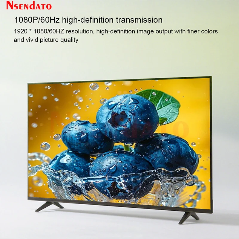 1080P 50M Wireless HDMI Extender HDMI USB C Video Transmitter Receiver Wifi Display TV Stick Dongle Adapter for PC TV Laptop