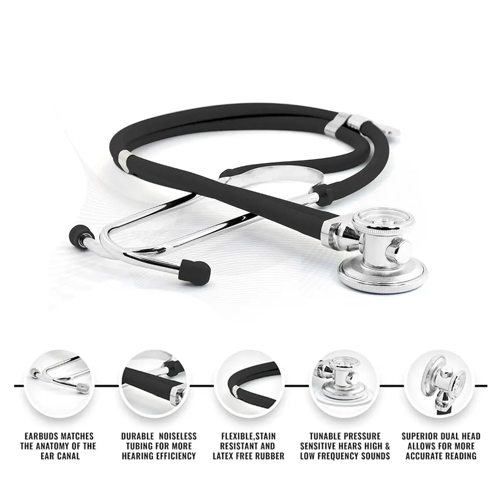1Pc Multifunctional Doctor Stethoscope Professional Doctor Nurse Medical Equipment Cardiology Medical Stethoscope Tools
