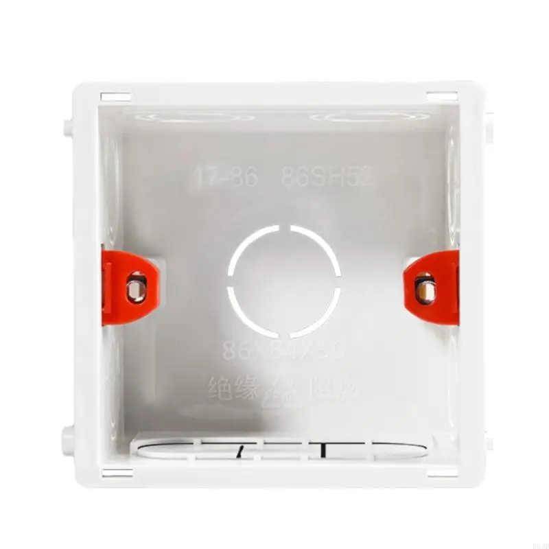 R0JD 86-Type PVC Junction Box Wall Mount Cassette For Switch Socket Base